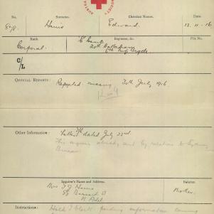 Soldier packet page