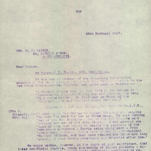 Soldier packet page