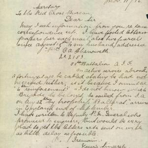 Soldier packet page