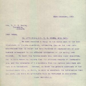 Soldier packet page