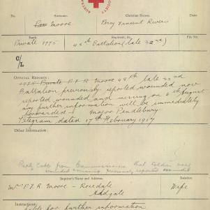 Soldier packet page