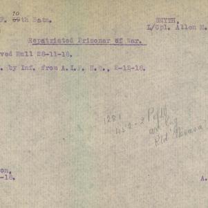 Soldier packet page