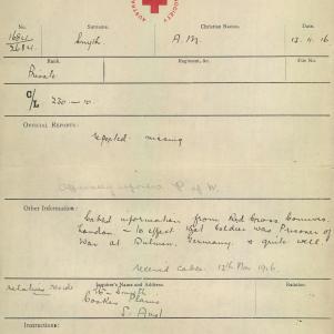 Soldier packet page