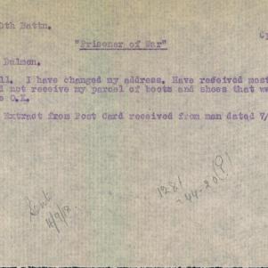 Soldier packet page