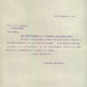 Soldier packet page