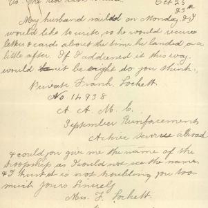 Soldier packet page