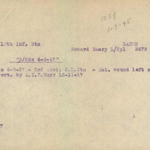 Soldier packet page