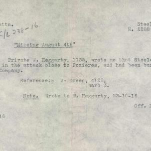 Soldier packet page