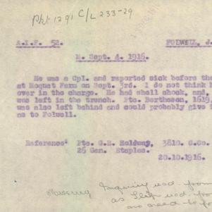 Soldier packet page