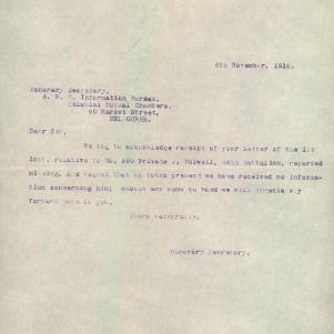 Soldier packet page