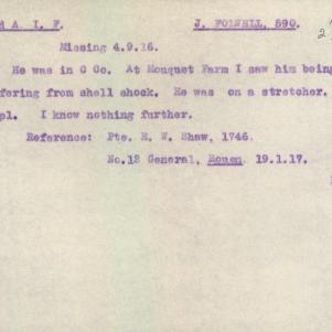 Soldier packet page