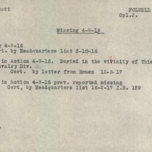 Soldier packet page