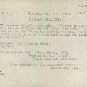 Soldier packet page