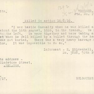 Soldier packet page
