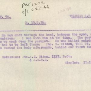Soldier packet page