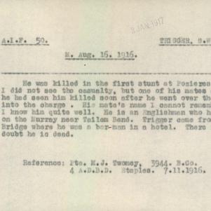 Soldier packet page