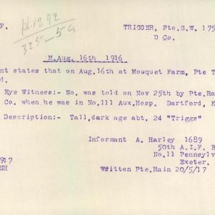 Soldier packet page