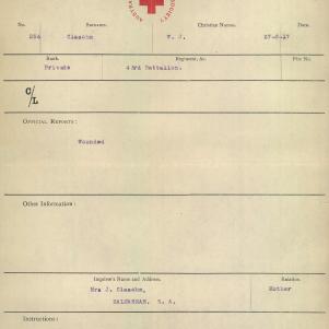 Soldier packet page