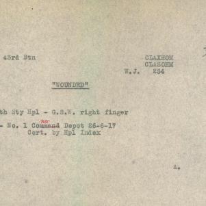 Soldier packet page