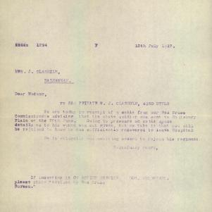 Soldier packet page