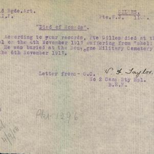 Soldier packet page