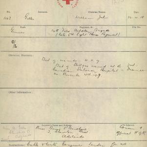Soldier packet page