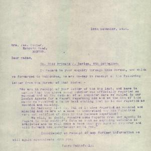 Soldier packet page