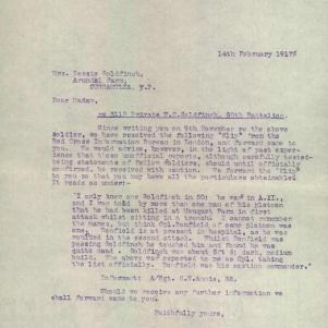 Soldier packet page
