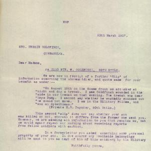 Soldier packet page