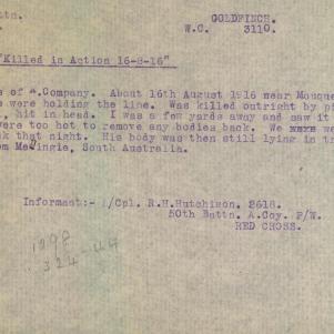 Soldier packet page