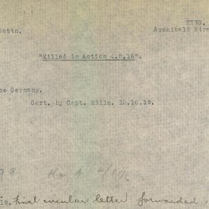 Soldier packet page
