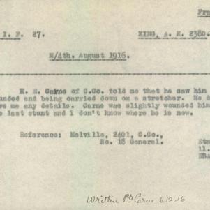 Soldier packet page