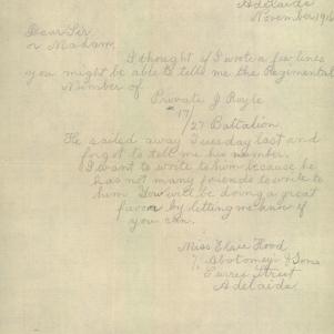 Soldier packet page