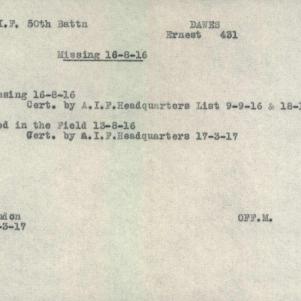 Soldier packet page
