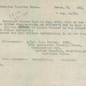 Soldier packet page