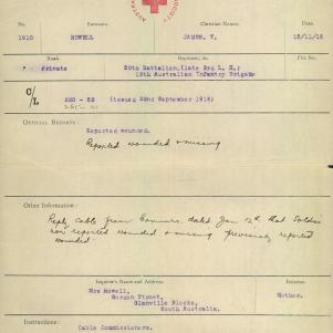Soldier packet page