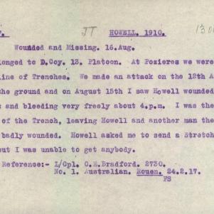 Soldier packet page