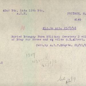 Soldier packet page
