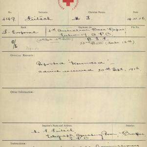 Soldier packet page