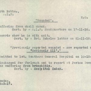 Soldier packet page
