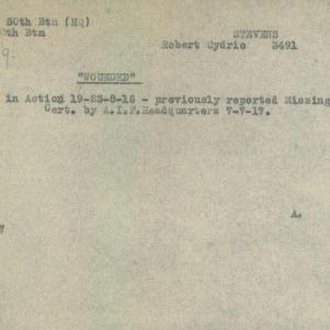 Soldier packet page