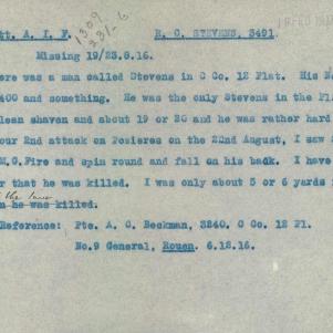 Soldier packet page