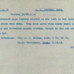 Soldier packet page