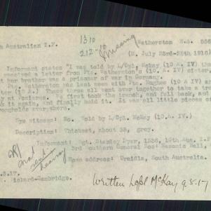 Soldier packet page