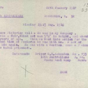 Soldier packet page