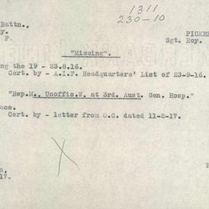Soldier packet page
