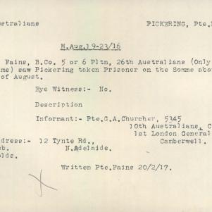 Soldier packet page
