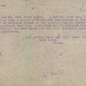 Soldier packet page