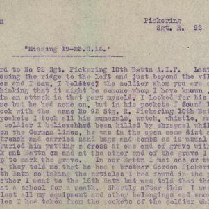 Soldier packet page