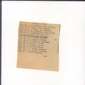 Soldier packet page